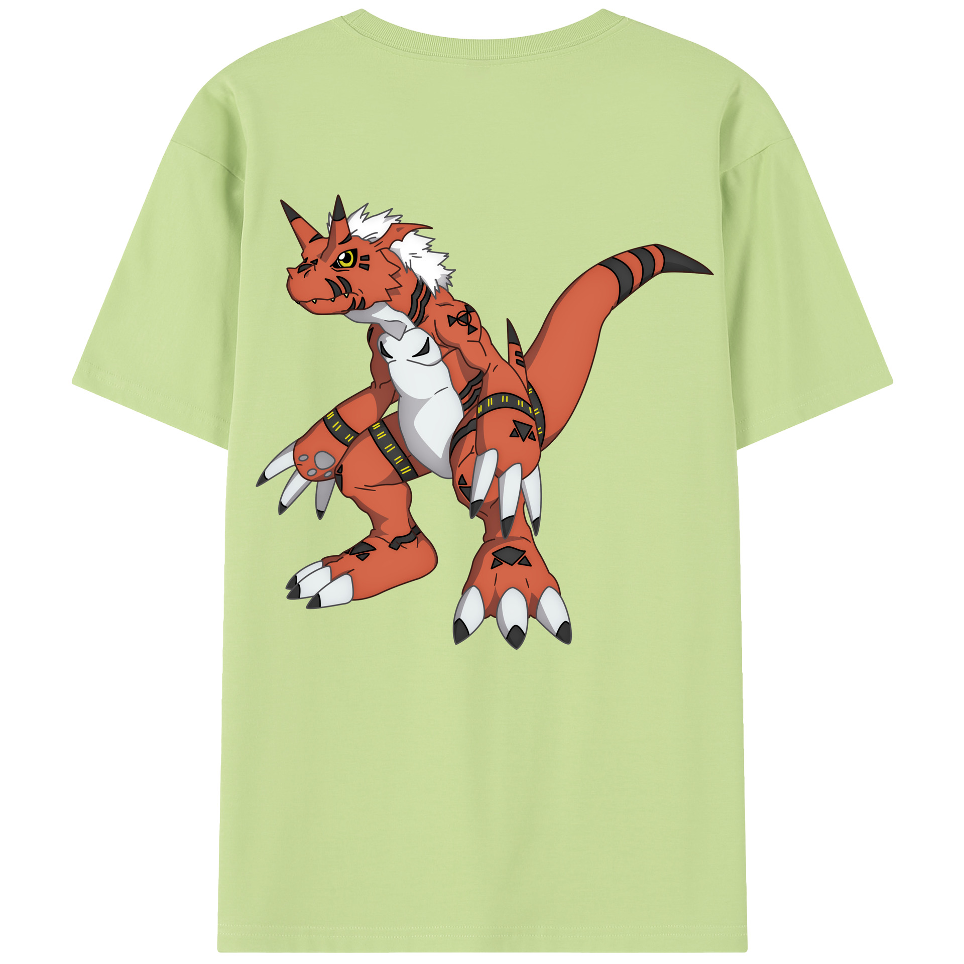 （画像用） Digimon デジタルモンスター/デジモン 綿100％半袖Tシャツ（背面プリント）